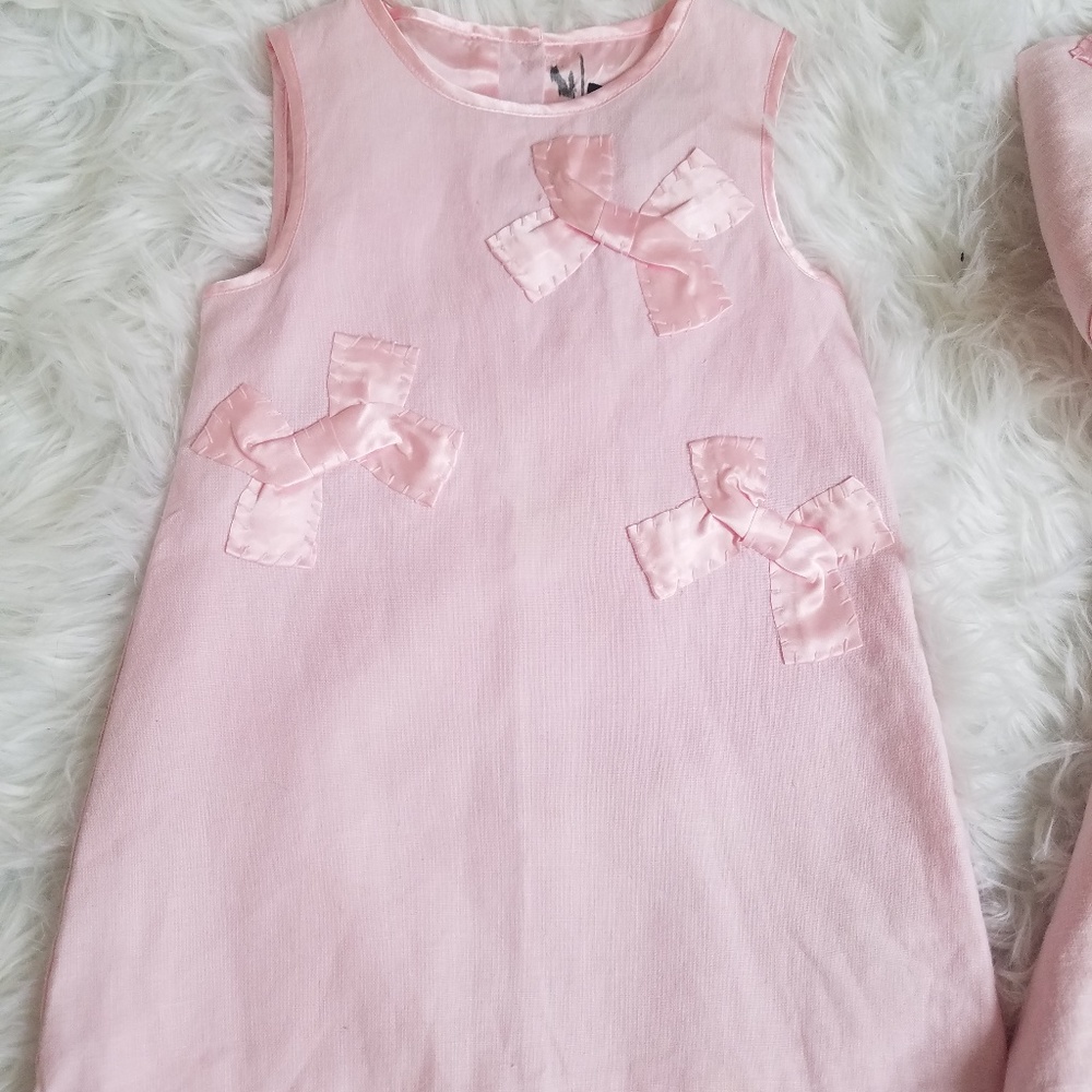 Childrens Place Two Piece LInen Dress/Jacket - Picture 4 of 7